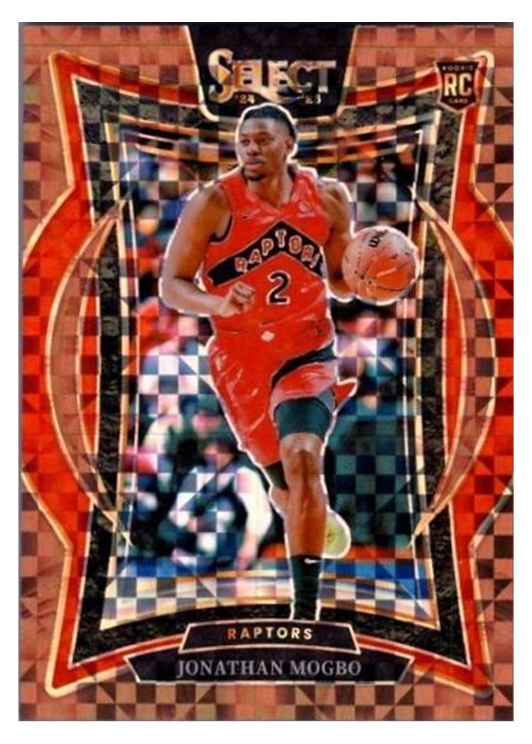 2024-25 Panini Select Base Set Jonathan Mogbo Bronze Checker Prizm #87 card
