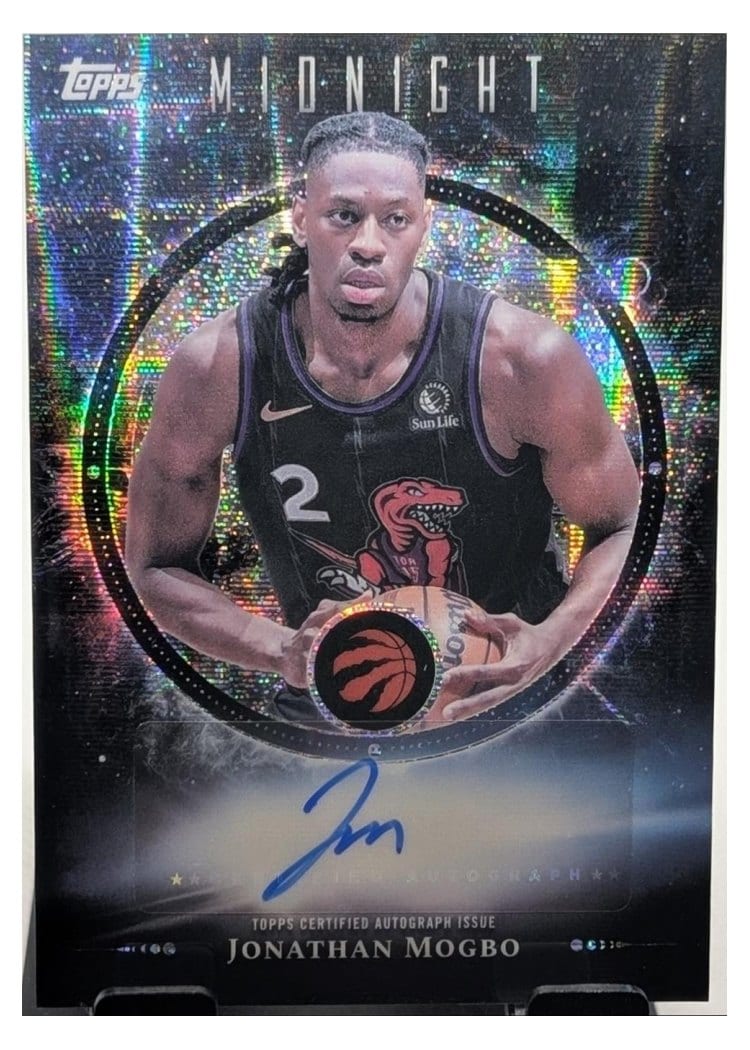 2025-26 Topps Midnight Midnight Oil Marks Jonathan Mogbo #MO-JM card