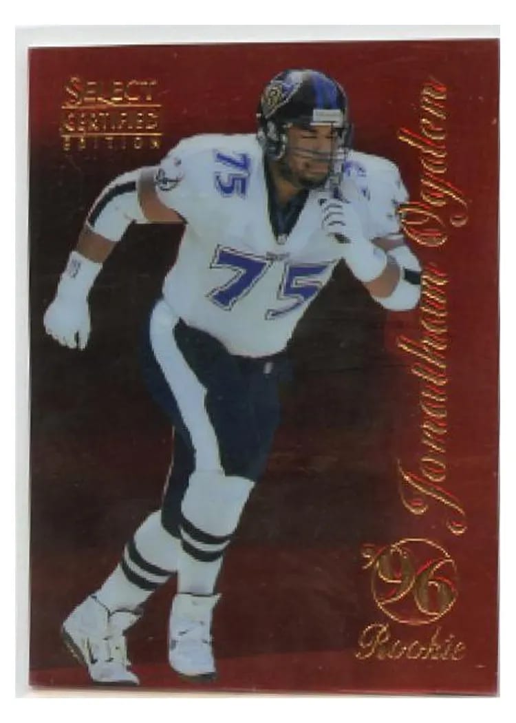 1996 Select Certified Jonathan Ogden #109 card