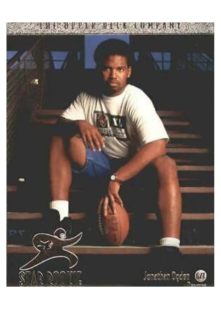 1996 Upper Deck Jonathan Ogden #4 card