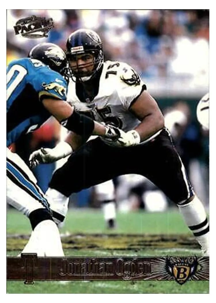 1998 Pacific Jonathan Ogden #43 card