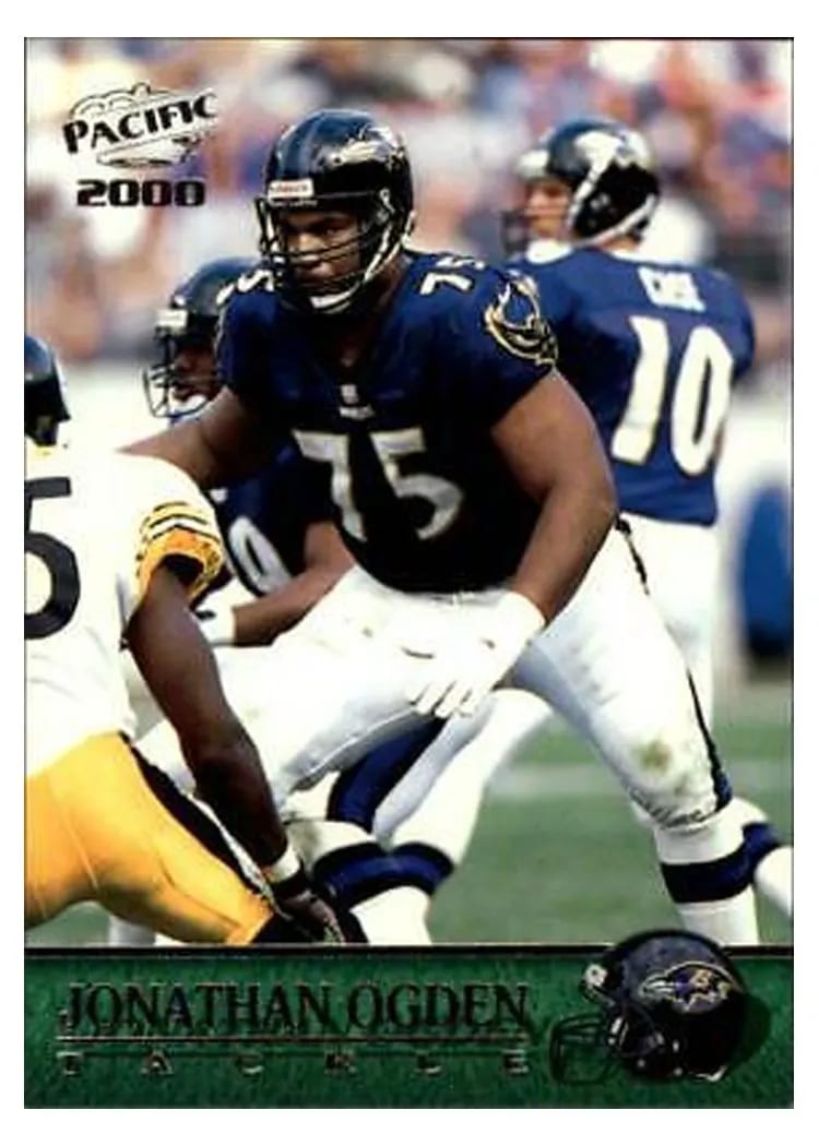 2000 Pacific Jonathan Ogden #34 card