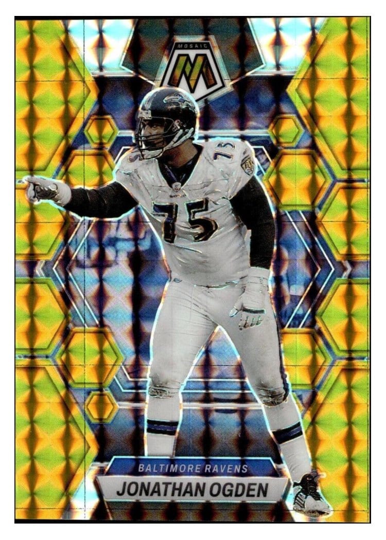 2023 Panini Mosaic Base Set Jonathan Ogden #20 card