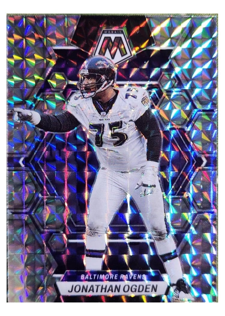 2023 Panini Mosaic Base Set Jonathan Ogden Mosaic #20 card