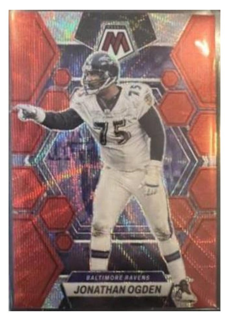 2023 Panini Mosaic Base Set Jonathan Ogden #20 card