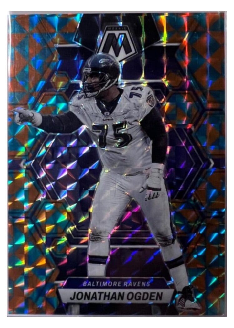 2023 Panini Mosaic Base Set Jonathan Ogden Tessellation #20 card
