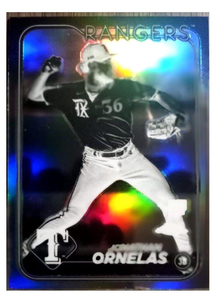 2024 Topps Chrome Base Set Jonathan Ornelas Negative Refractor #74 card
