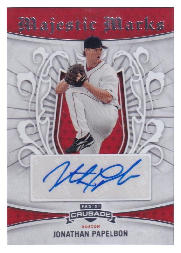 2024 Panini Crusade Majestic Marks Jonathan Papelbon #MM-JP card
