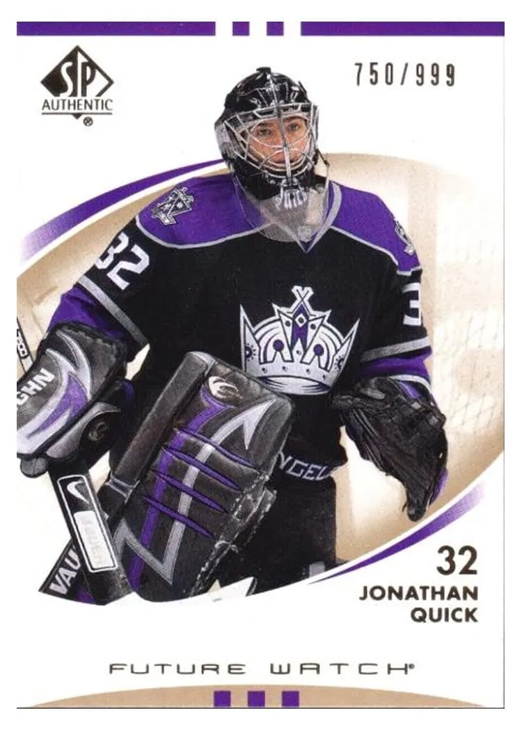 2007 SP Authentic Jonathan Quick #177 card
