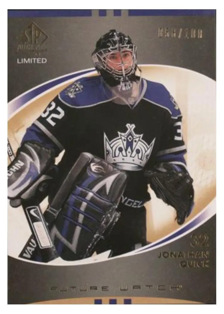 2007 SP Authentic Jonathan Quick #177 card