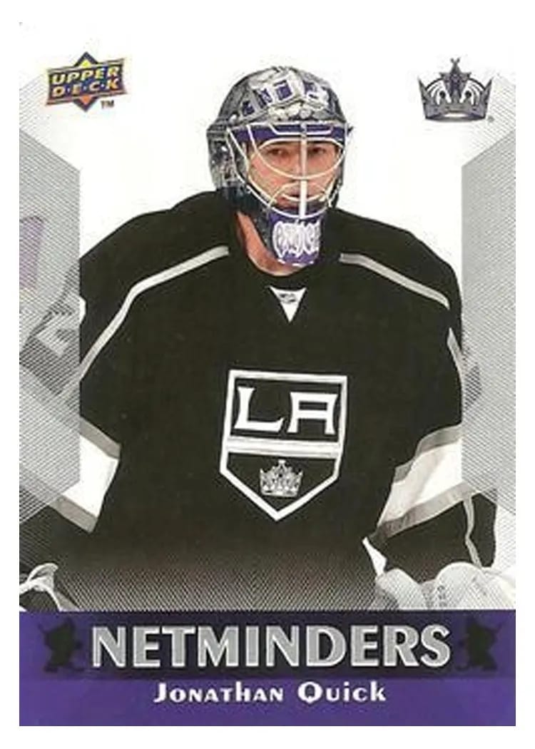 2010 Upper Deck Netminders Jonathan Quick #N5 card
