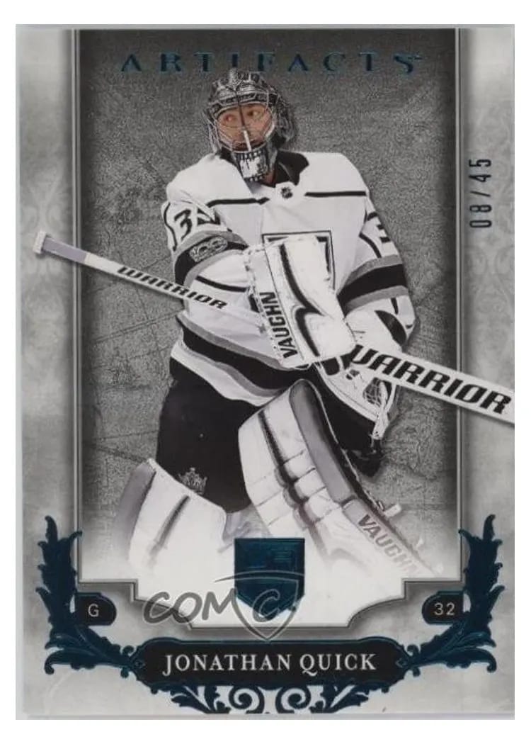 2018-19 Upper Deck Artifacts Base Set Jonathan Quick #3 card