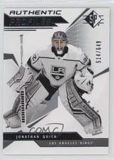 2018 SP Authentic Profiles Jonathan Quick #AP-JQ card