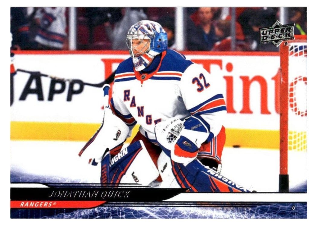 2024-25 Upper Deck Base Set Jonathan Quick #588 card