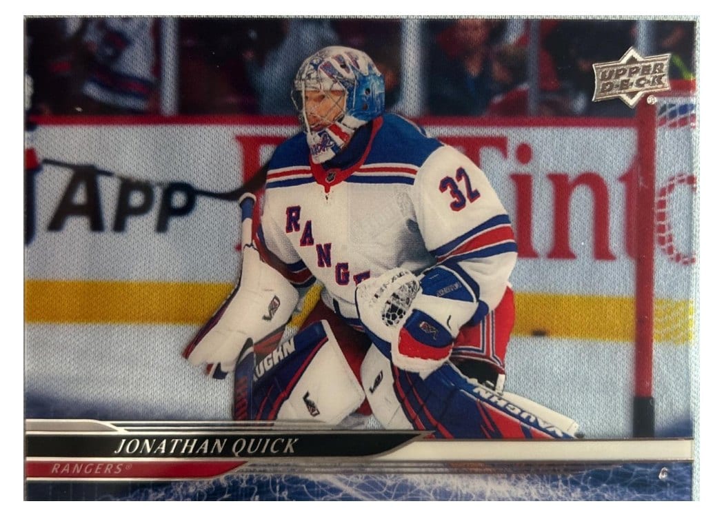 2024-25 Upper Deck Base Set Jonathan Quick #588 card