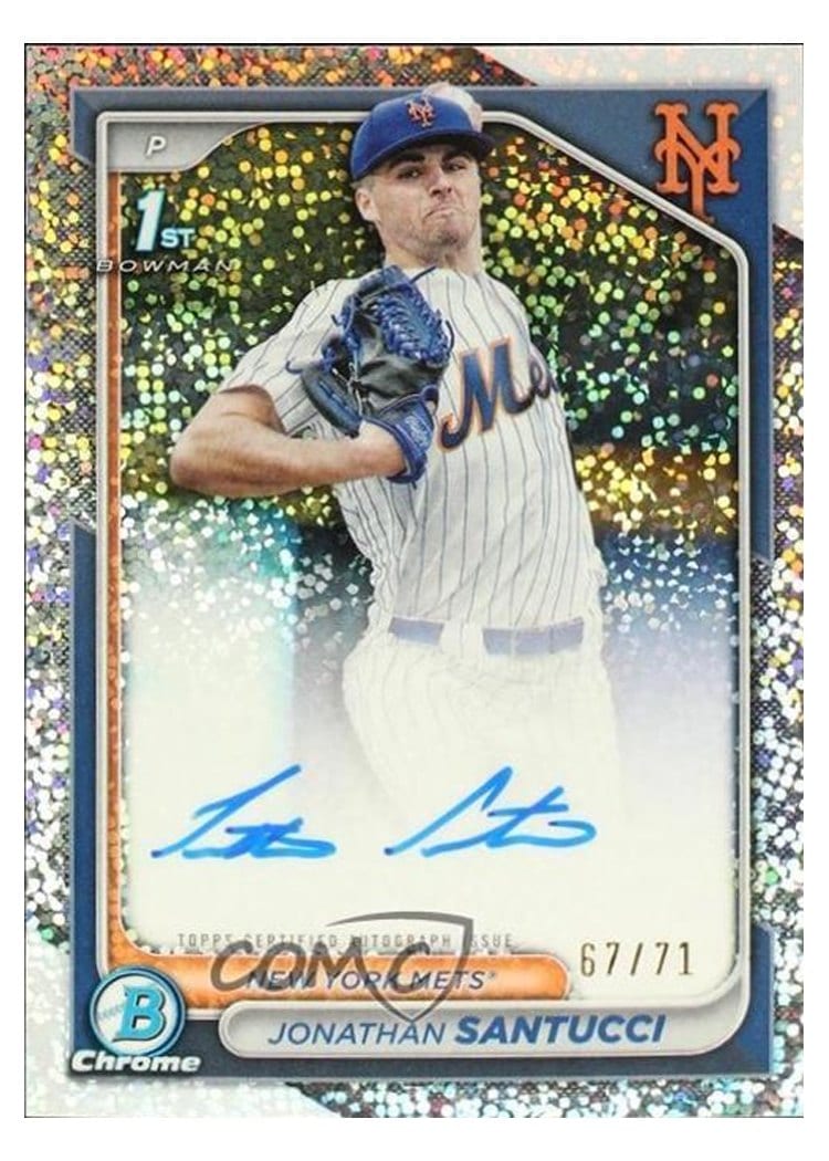 2024 Bowman Draft Chrome Prospect Autographs Jonathan Santucci #CPA-JS card
