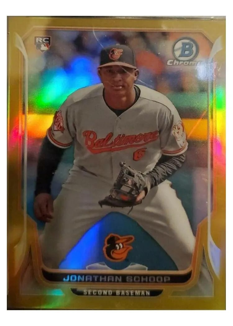 2014 Bowman Chrome Jonathan Schoop #7 card