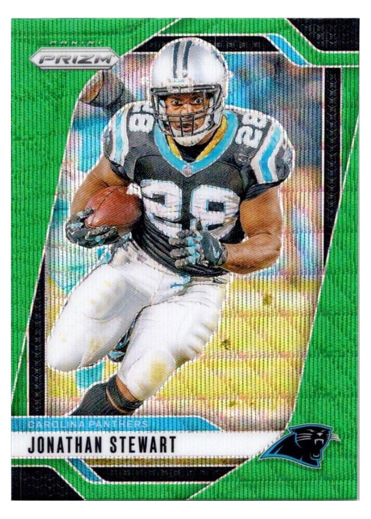 2024 Panini Prizm Base Set Jonathan Stewart Green Wave #45 card