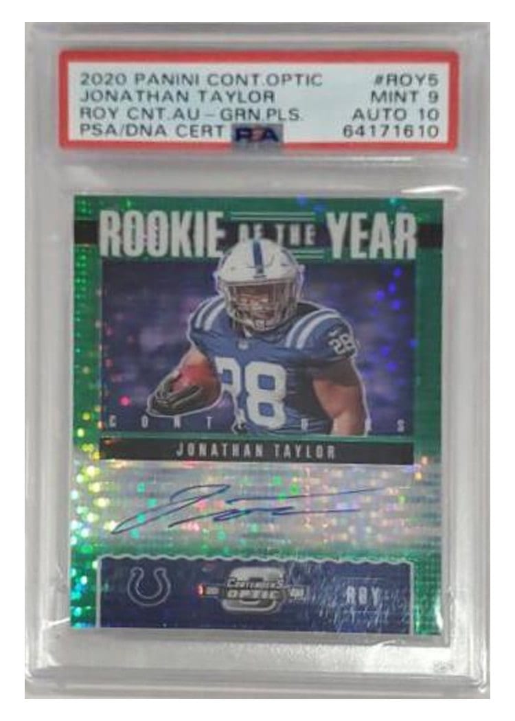 2020 Panini Contenders Optic Base Set Jonathan Taylor #116 card