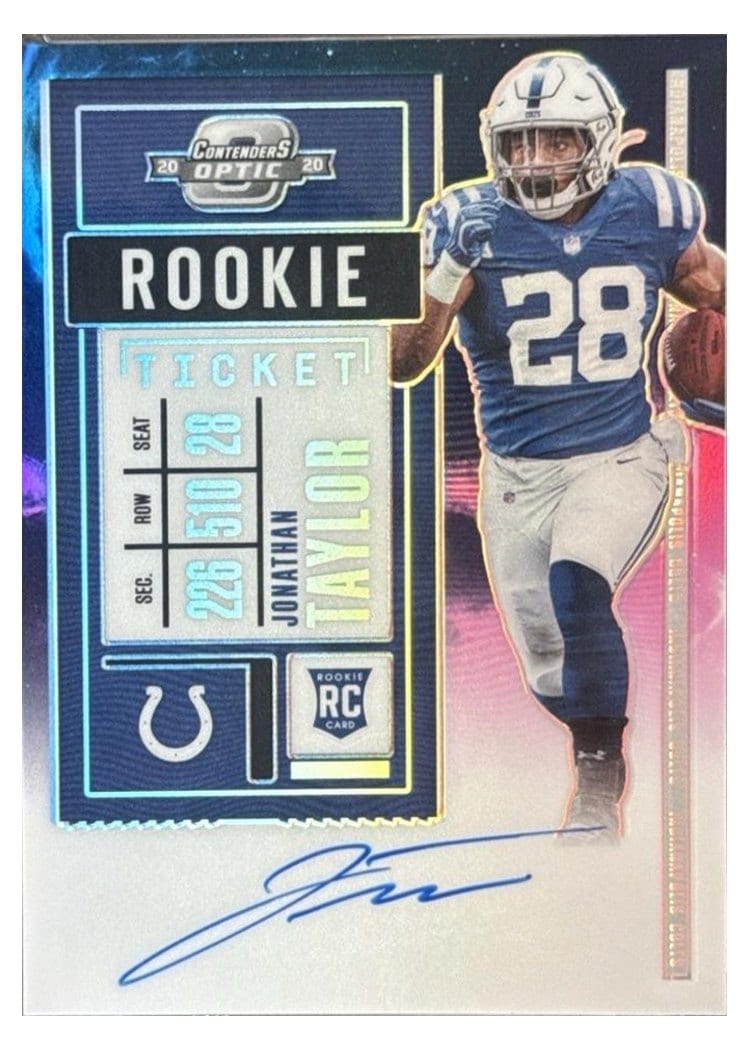 2020 Panini Contenders Optic Base Set Jonathan Taylor #116 card