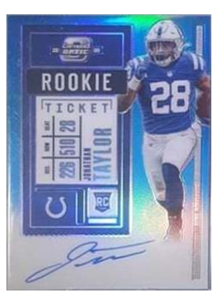 2020 Panini Contenders Optic Base Set Jonathan Taylor #116 card