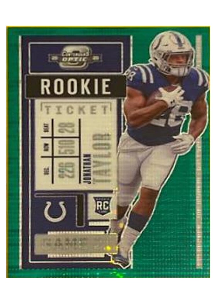 2020 Panini Contenders Optic Base Set Jonathan Taylor #82 card