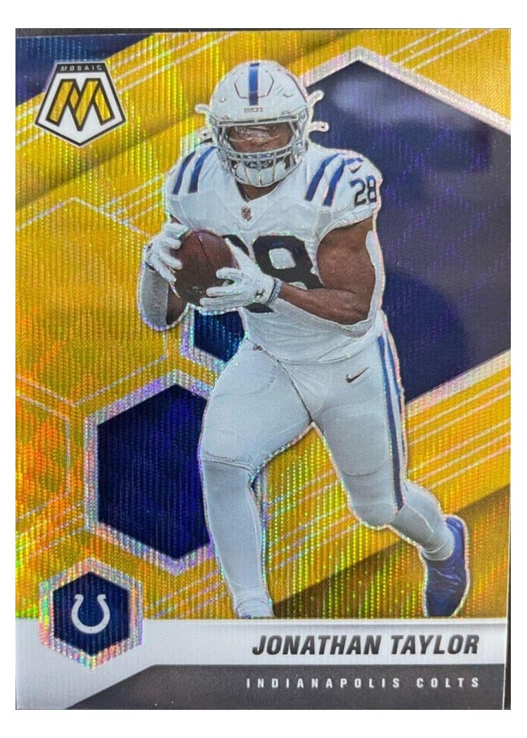 2021 Panini Mosaic Base Set Jonathan Taylor #96 card
