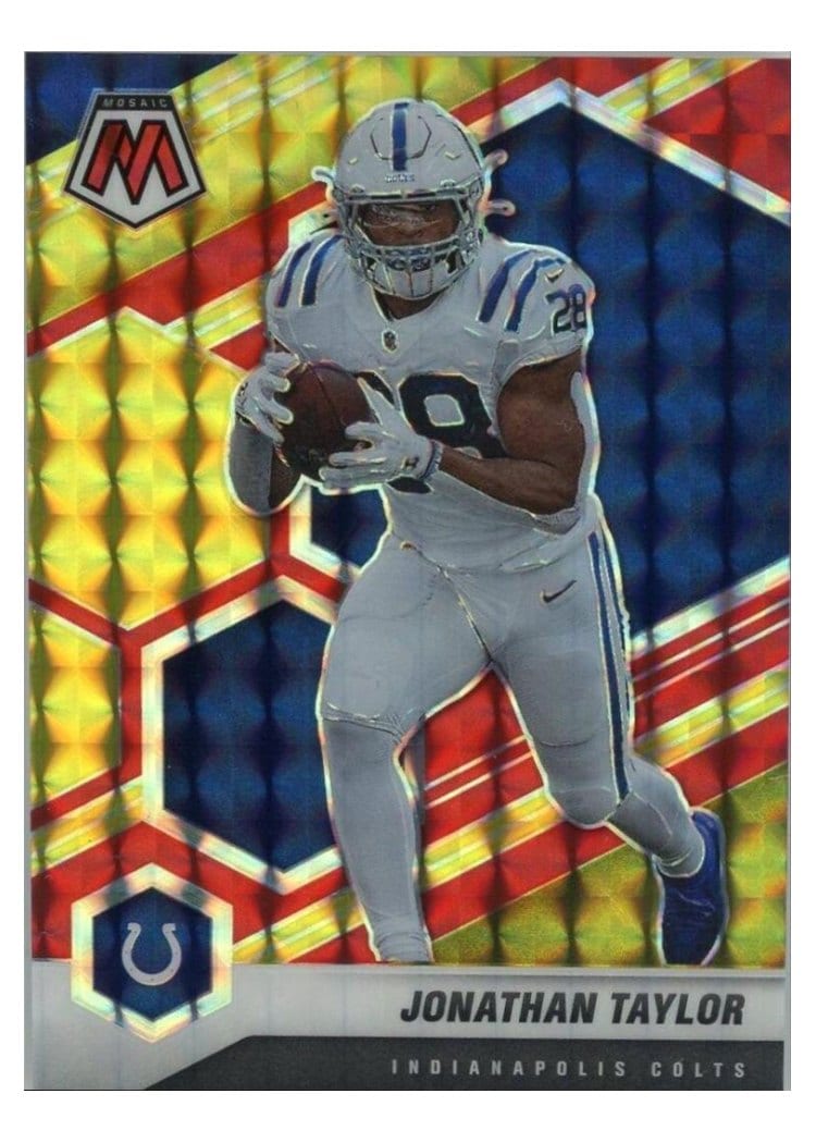 2021 Panini Mosaic Base Set Jonathan Taylor #96 card