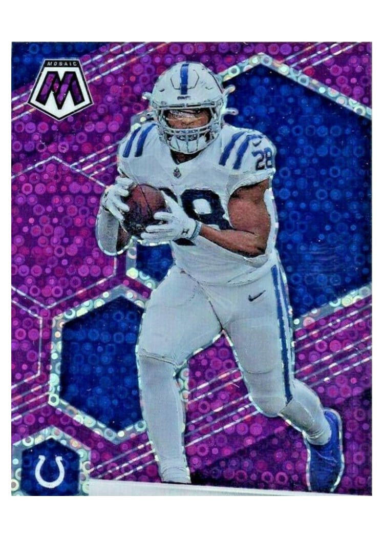 2021 Panini Mosaic Base Set Jonathan Taylor #96 card