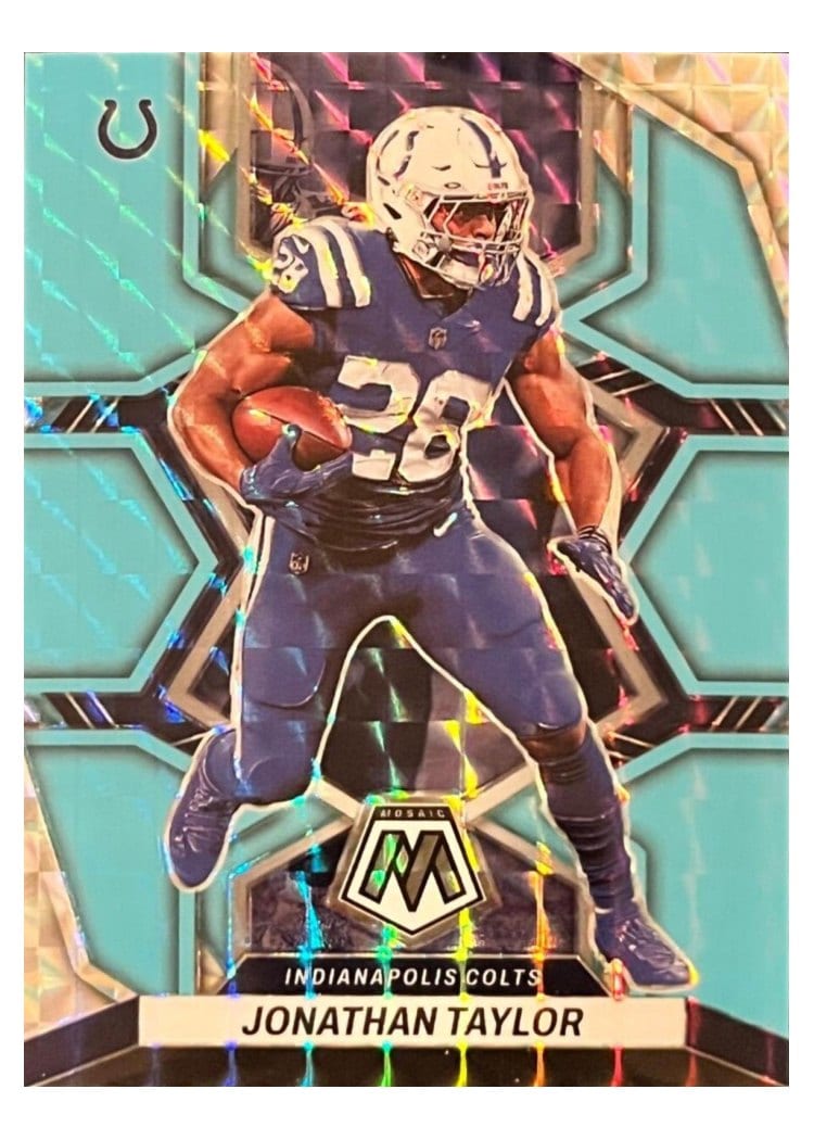 2022 Panini Mosaic Base Set Jonathan Taylor #83 card