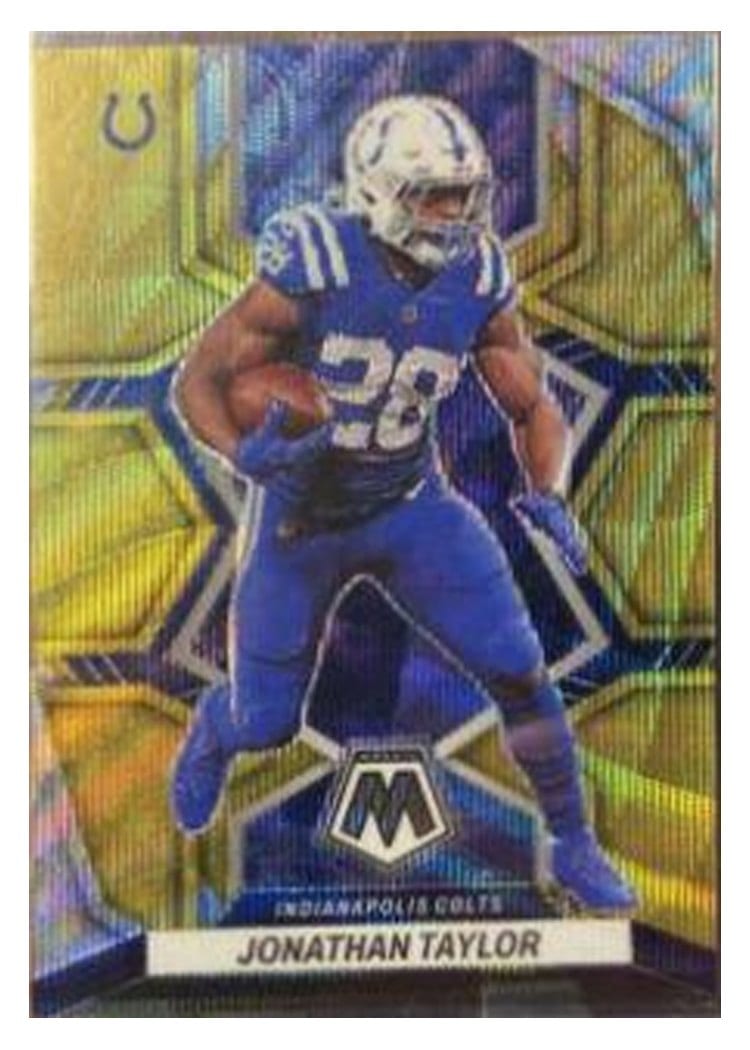 2022 Panini Mosaic Base Set Jonathan Taylor #83 card