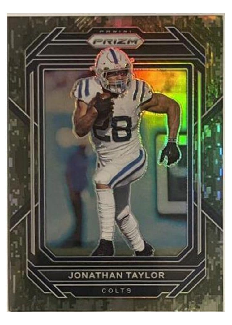 2022 Panini Prizm Base Set Jonathan Taylor Forest Camo #122 card