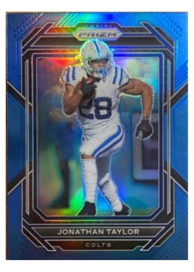 2022 Panini Prizm Base Set Jonathan Taylor Light Blue #122 card