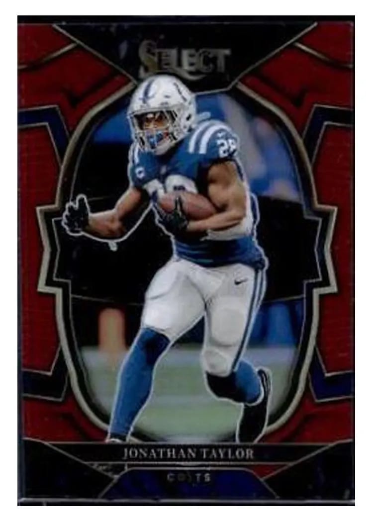 2022 Panini Select Base Set Jonathan Taylor Maroon #44 card