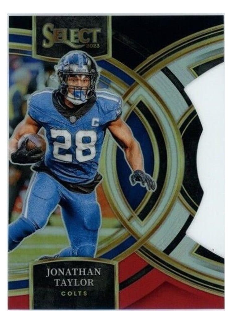2023 Panini Select Base Set Jonathan Taylor #127 card