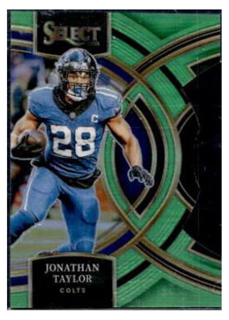 2023 Panini Select Base Set Jonathan Taylor #127 card