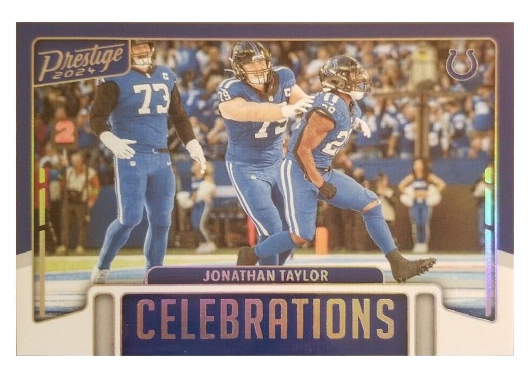 2024 Panini Prestige Celebrations Jonathan Taylor #CEL-JTR card