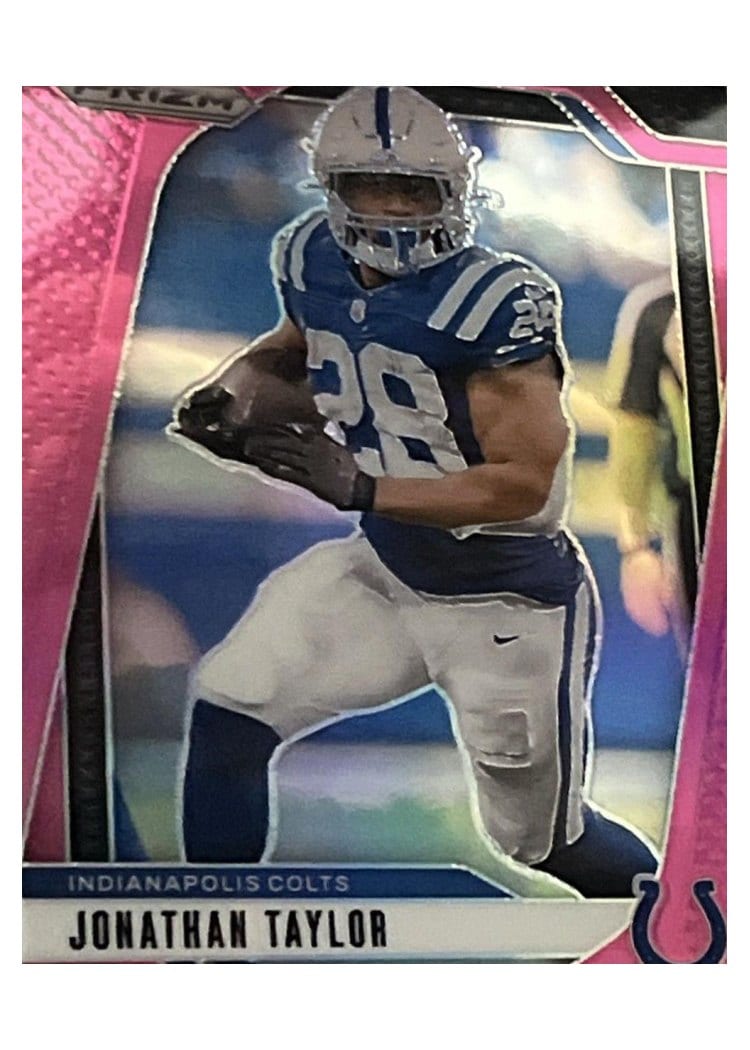 2024 Panini Prizm Base Set Jonathan Taylor Pink #121 card