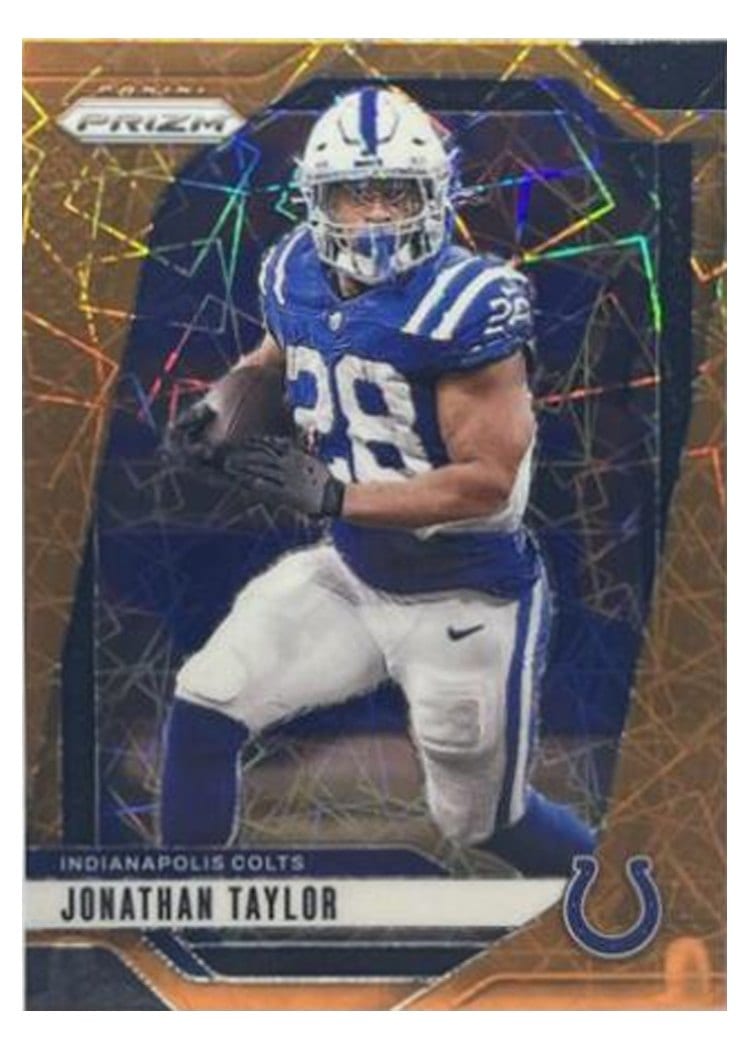 2024 Panini Prizm Base Set Jonathan Taylor Orange #121 card