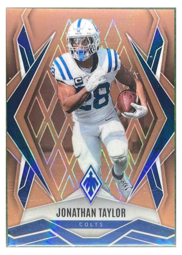 2025 Panini Phoenix Base Set Jonathan Taylor Bronze Winter #145 card