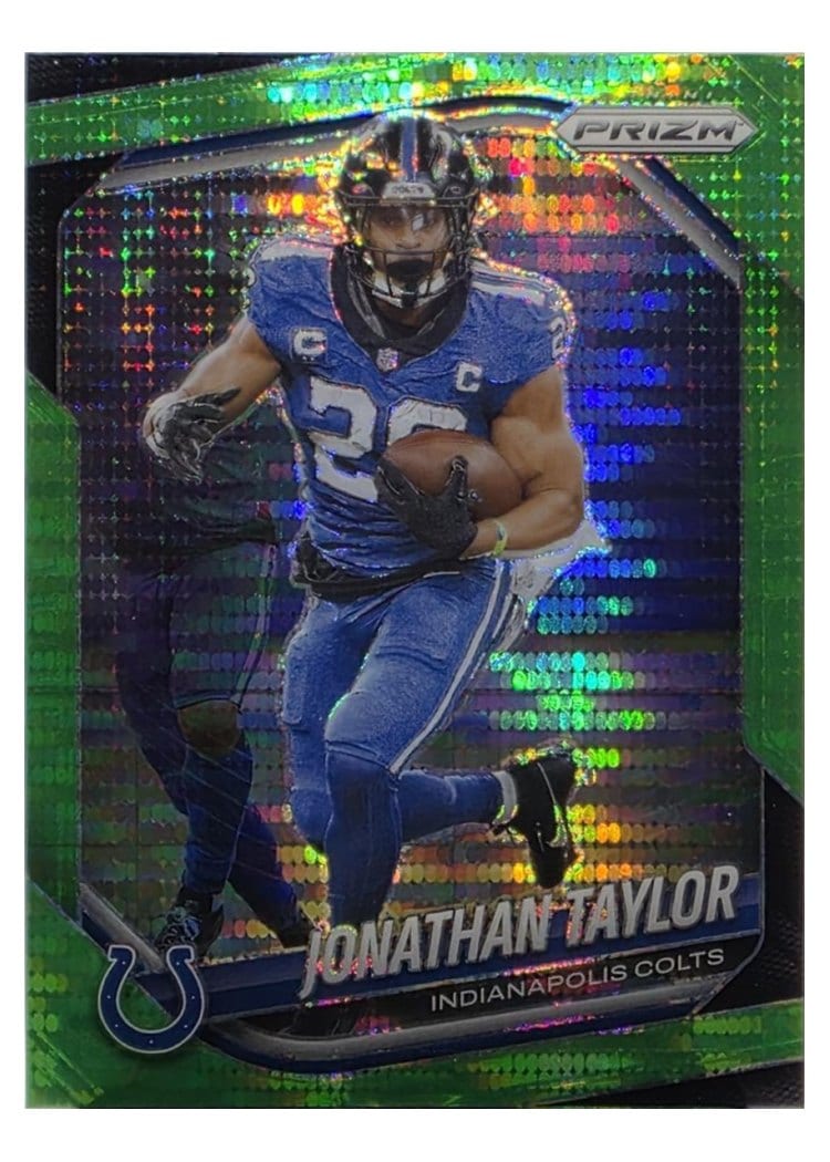 2025 Panini Prizm Base Set Jonathan Taylor #108 card
