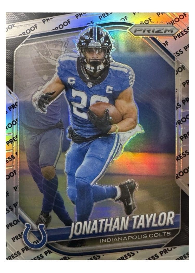 2025 Panini Prizm Base Set Jonathan Taylor #108 card