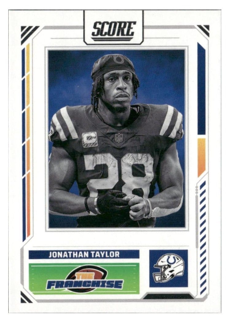 2025 Score The Franchise Jonathan Taylor #14 card