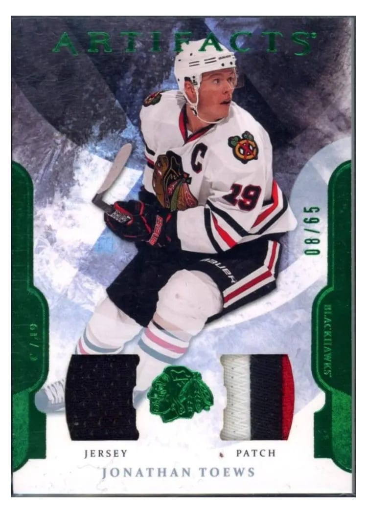 2011 Upper Deck Artifacts Jonathan Toews #19 card