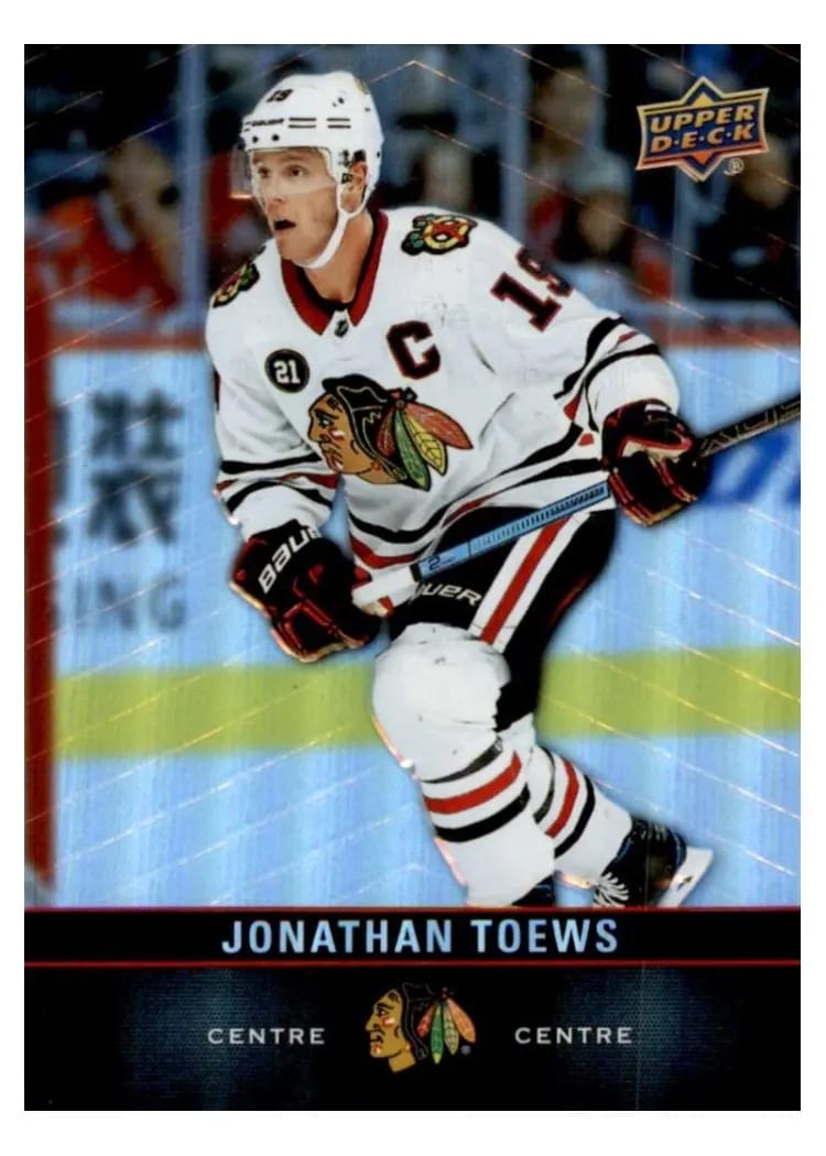 2019 Upper Deck Tim Hortons Jonathan Toews #19 card
