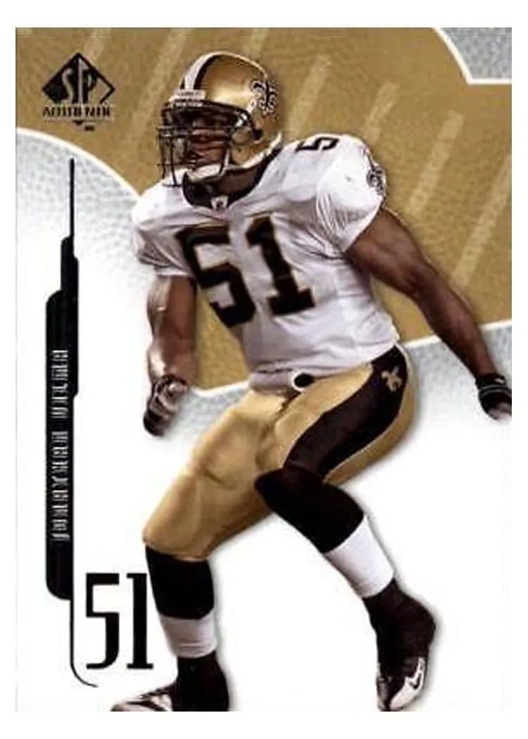 2008 SP Authentic Jonathan Vilma #85 card