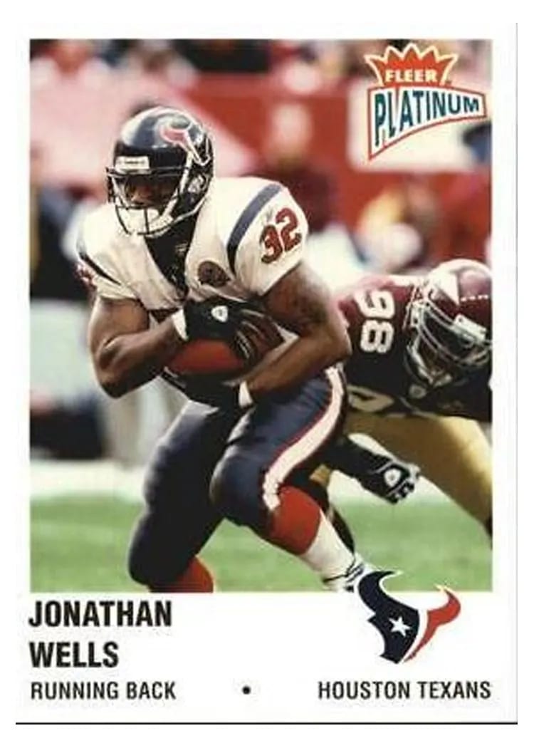 2003 Fleer Platinum Jonathan Wells #2 card