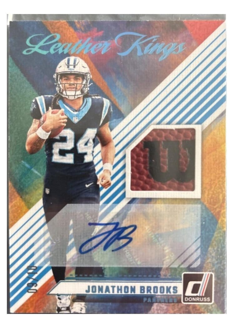 2024 Donruss Leather Kings Jonathon Brooks #LK-JBR card
