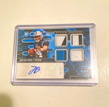 2024 Panini Absolute Rookie Premiere Materials Autographs Jonathon Brooks #RPMA-JBS card