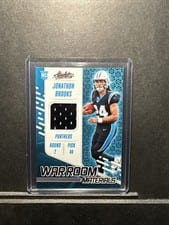 2024 Panini Absolute War Room Materials Jonathon Brooks #WRM-JBS card